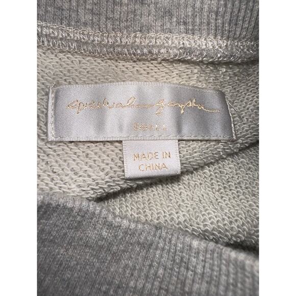 SPIRITUAL GANGSTER MOCK TURTLECK COTTON SWEATSHIRT DRESS - Picture 5 of 8